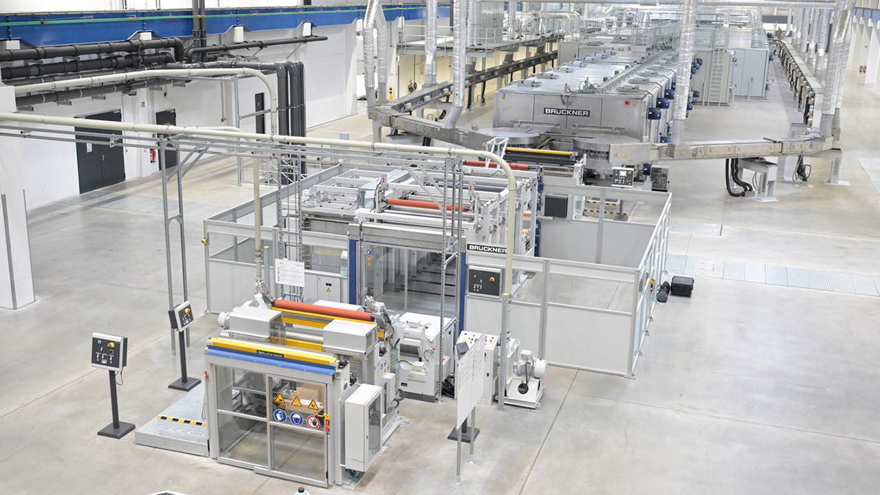 Machinery inside Innovia's Schkopau site