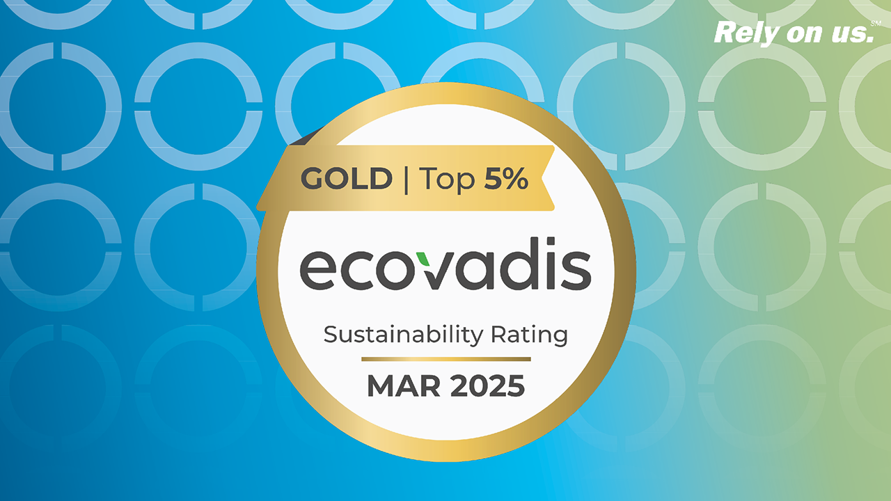 EcoVadis Gold logo
