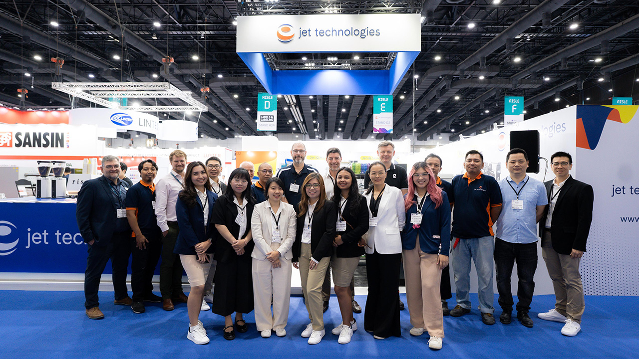 Part of Jet Technologies team at Labelexpo Southeast Asia 2025