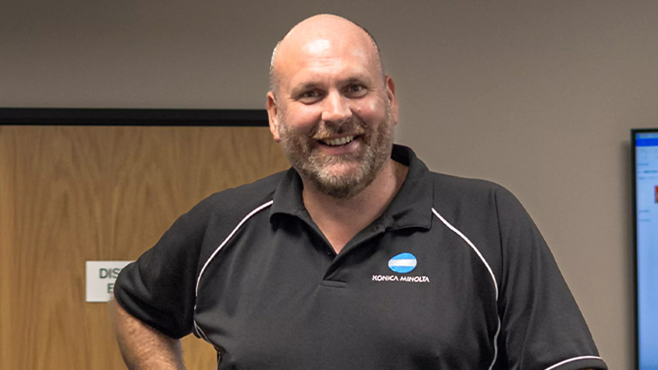 Jon Pritchard, label and inkjet consultant at Konica Minolta Business Solutions (UK) will conduct the guided tours of the stand during the event