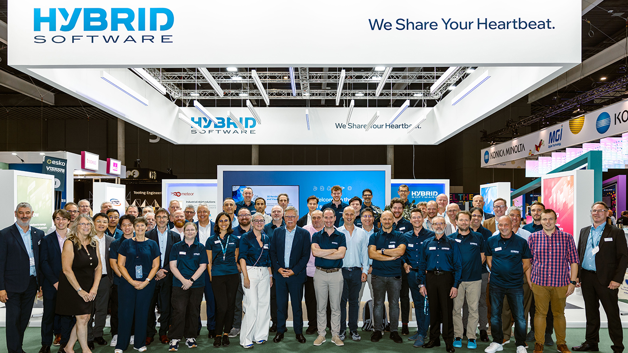 Hybrid Software team at Labelexpo Europe 2025