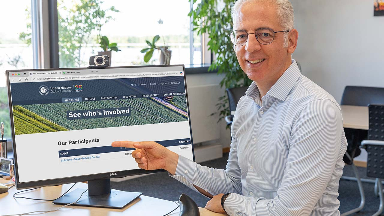 Roland Schreiner, president and CEO of Schreiner Group.