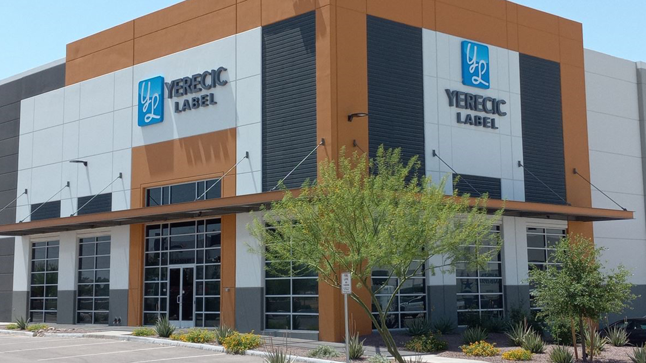 Yerecic Label's Arizona facility