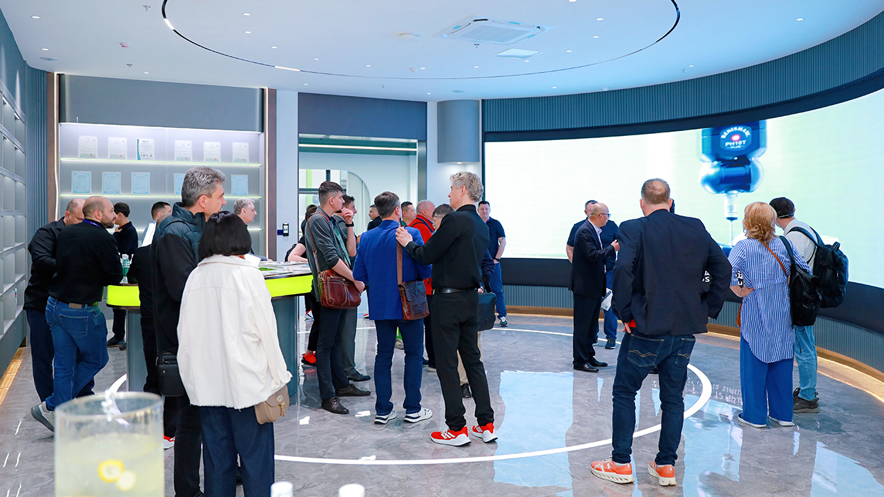 People gathered at Hyde facility