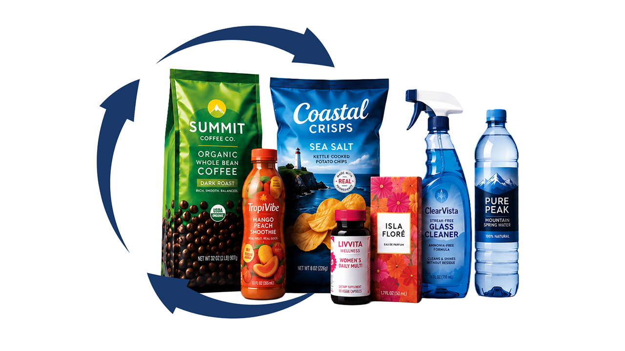labels and packaging with Inx products