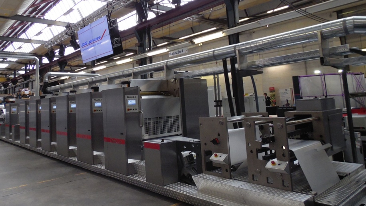 The 7-color Thallo at Vuye Flexible Packaging in Belgium was the first to be installed