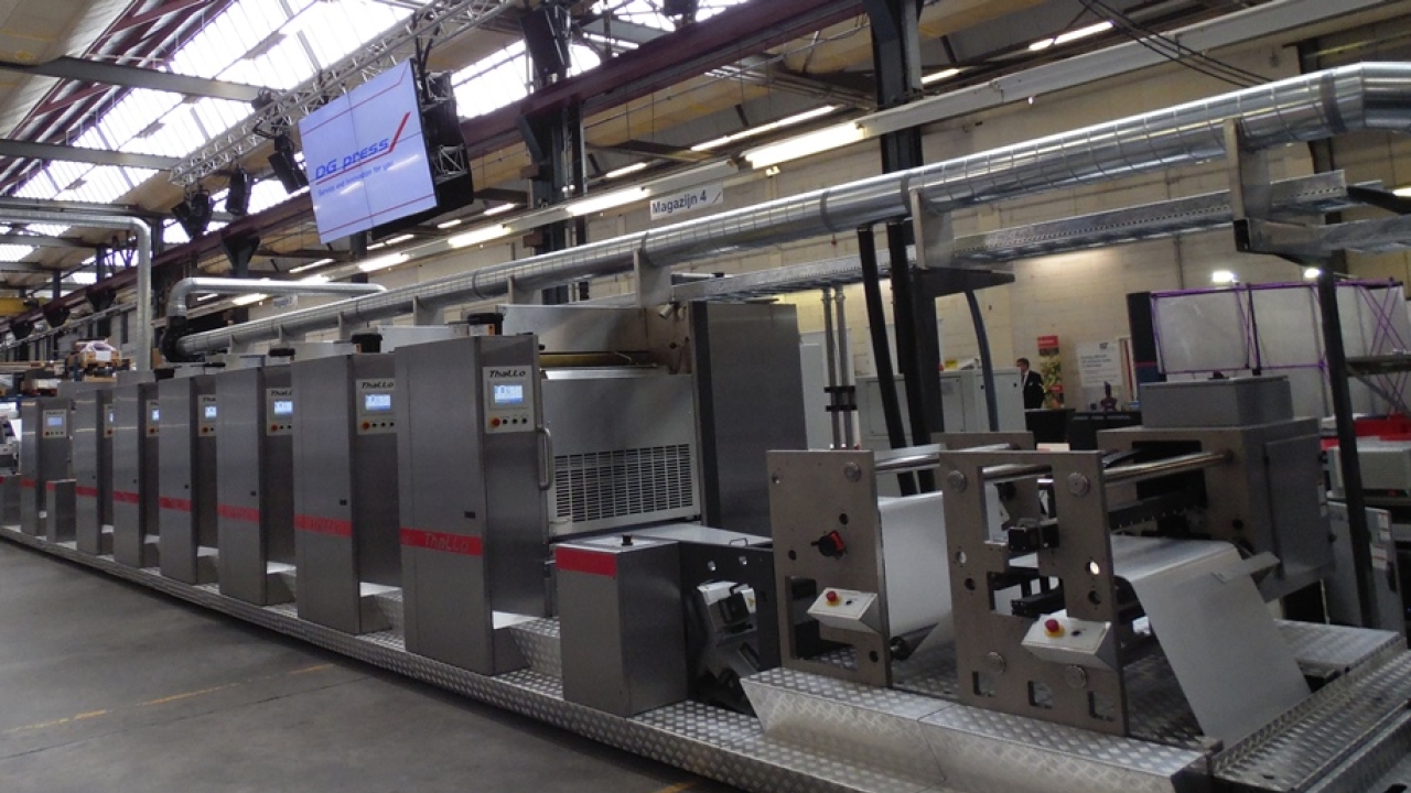 The 7-color Thallo at Vuye Flexible Packaging in Belgium was the first to be installed The 7-color Thallo at Vuye Flexible Packaging in Belgium was the first to be installed
