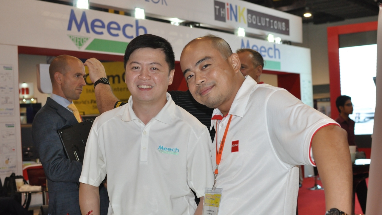Angelo Santos, pictured with ASA Color CEO Gene Arbatin, will head up the sales team for Vetaphone in The Philippines