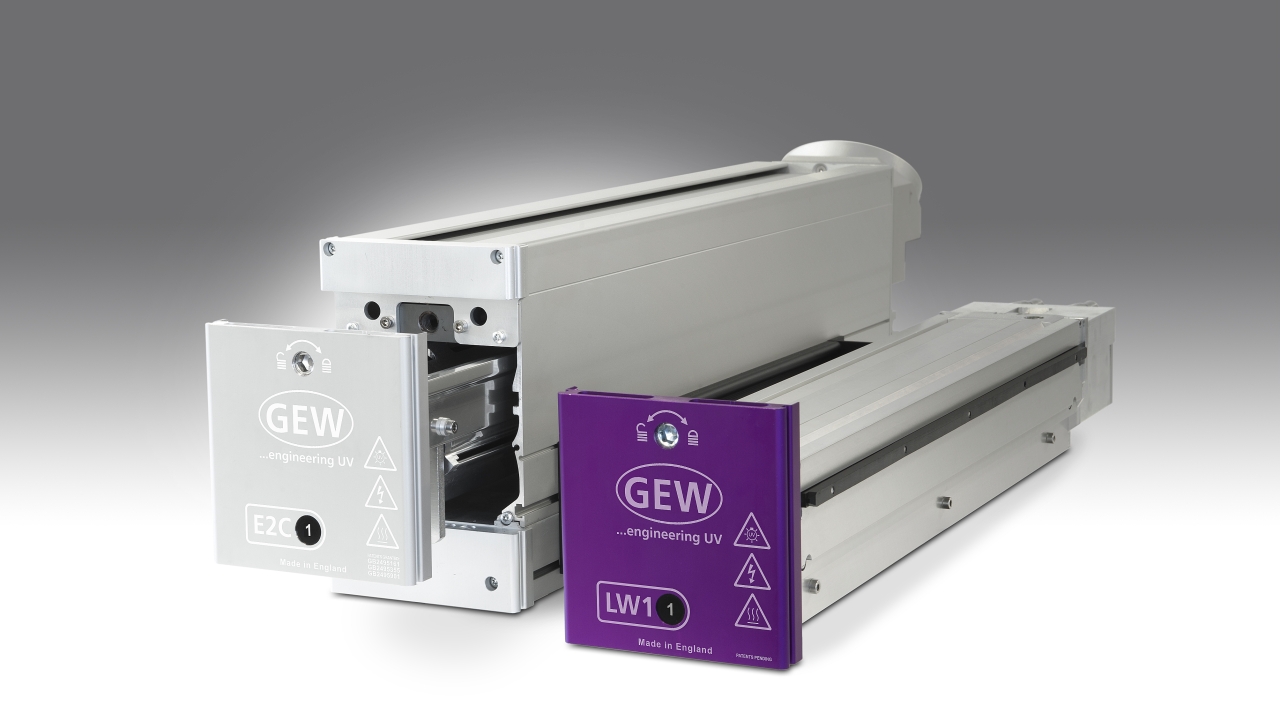 GEW is introducing the ArcLED hybrid UV curing system at Labelexpo Europe 2015