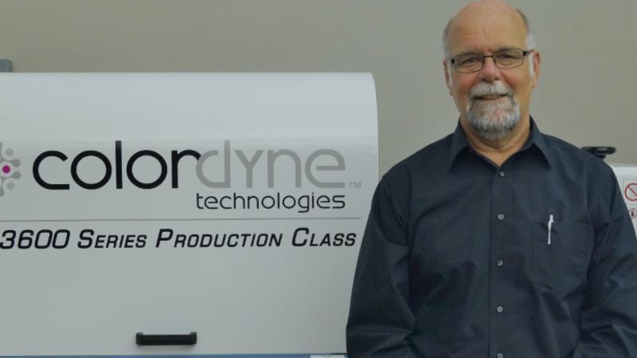 Michael Offerman, the new parts and service manager at Colordyne Technologies Michael Offerman, the new parts and service manager at Colordyne Technologies