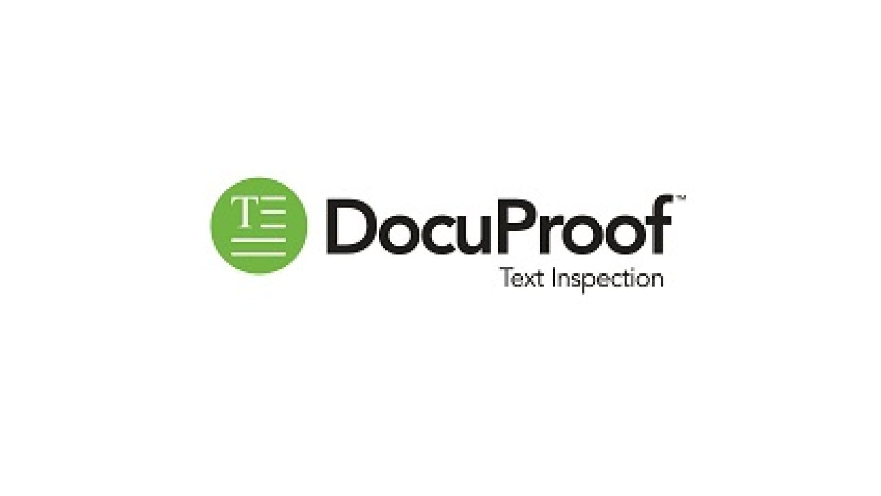 Global Vision said DocuProof 3.1.0 will ensure the accuracy of packaging components, contracts, publications and manuscripts Global Vision said DocuProof 3.1.0 will ensure the accuracy of packaging components, contracts, publications and manuscripts