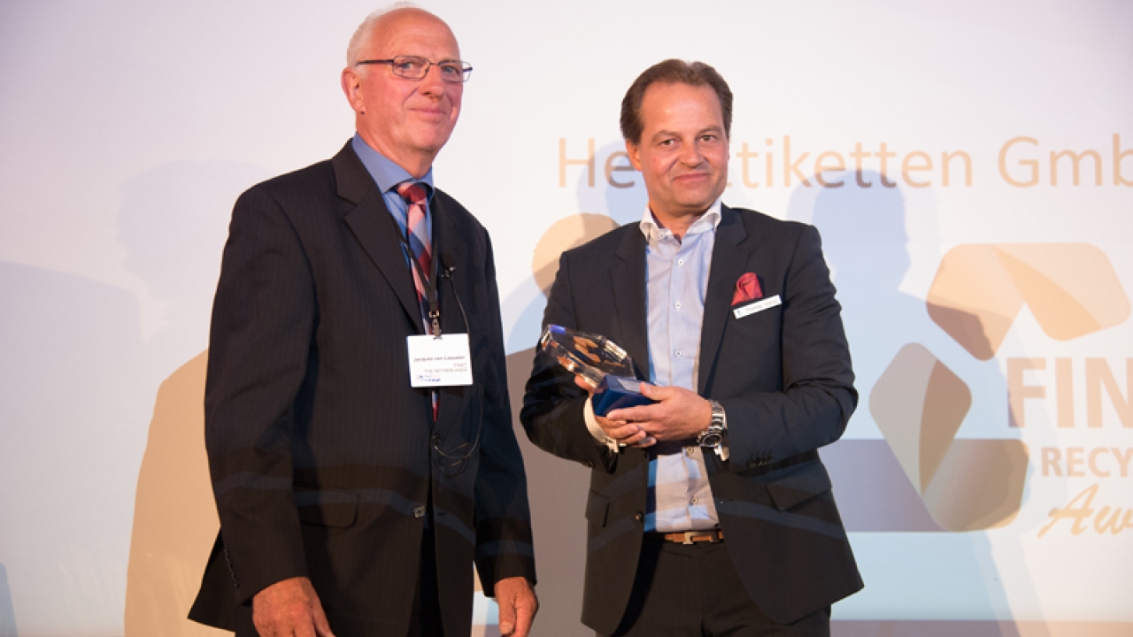 Helf Etiketten was selected as the converter category winner in the 2015 FINAT Recycling Awards Winners Helf Etiketten was selected as the converter category winner in the 2015 FINAT Recycling Awards Winners