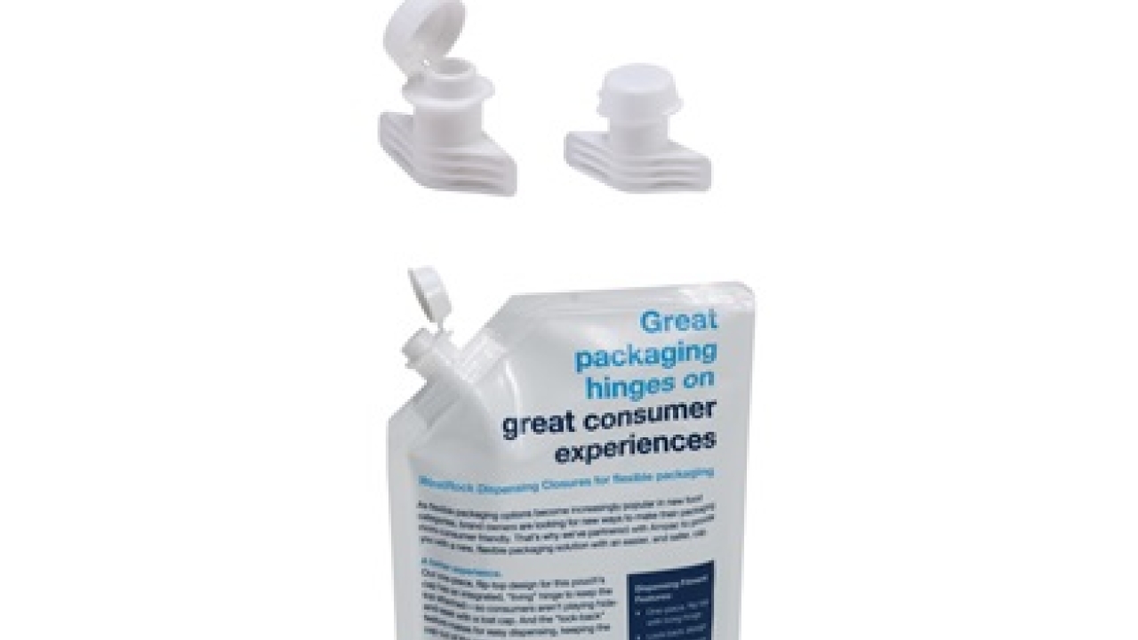 FlexFit is manufactured in high-density polyethylene as a one-piece closure designed with a ‘latch-back’ cap feature