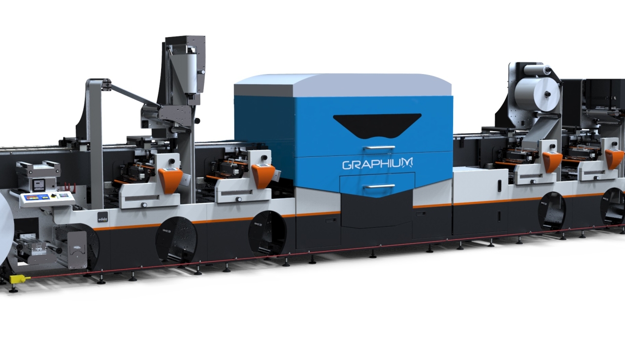 A Graphium hybrid digital inkjet label press featuring a new configuration will be exhibited on the Edale stand at Labelexpo Europe 2015