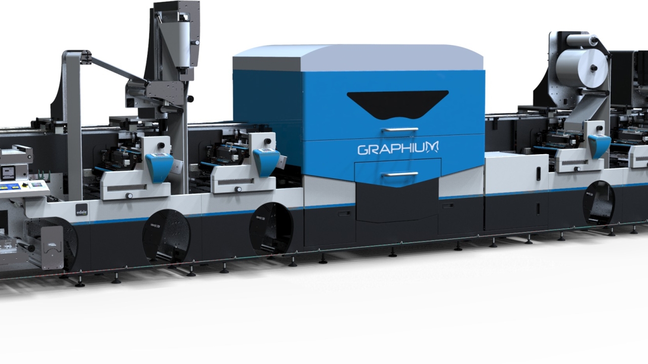 The Graphium hybrid flexographic and digital UV inkjet press is specifically designed for labels, packaging and specialty print The Graphium hybrid flexographic and digital UV inkjet press is specifically designed for labels, packaging and specialty print