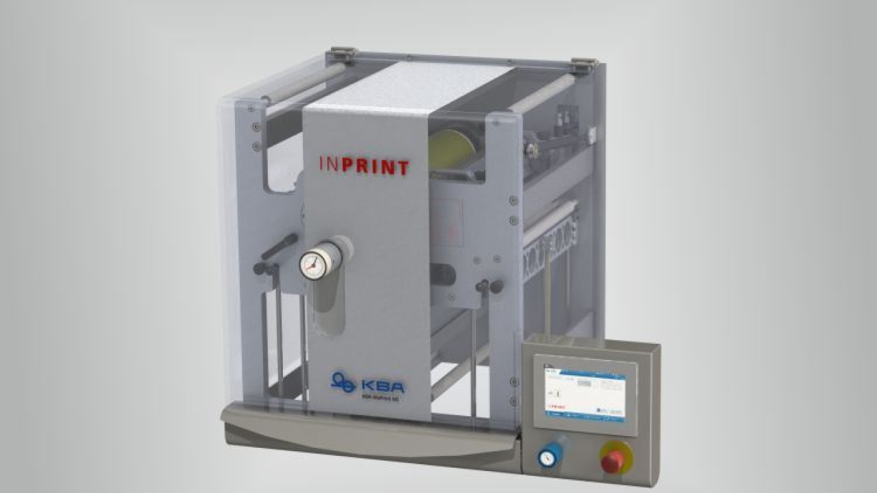 Inprint can be installed on almost all packaging lines, and has a maximum press speed of 20m/min, with higher speeds available on request Inprint can be installed on almost all packaging lines, and has a maximum press speed of 20m/min, with higher speeds available on request