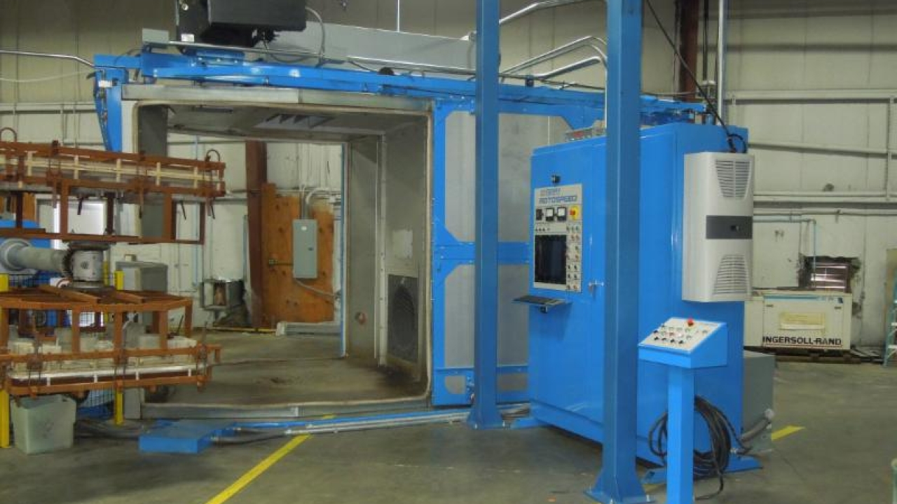 The investment in a Ferry 2600 rotational molding machine has nearly doubled Jeco’s output The investment in a Ferry 2600 rotational molding machine has nearly doubled Jeco’s output