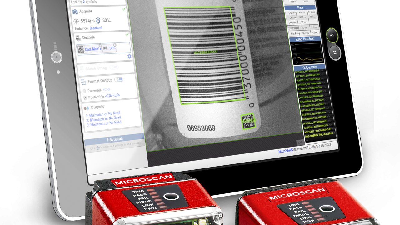 Microscan introduces MicroHawk barcode readers Microscan introduces MicroHawk barcode readers