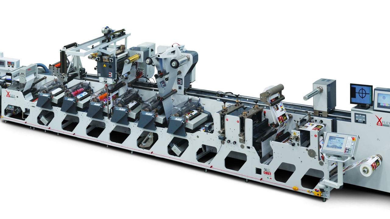 Omet will show its XFlex X4 UV flexo press at Labelexpo Asia 2015