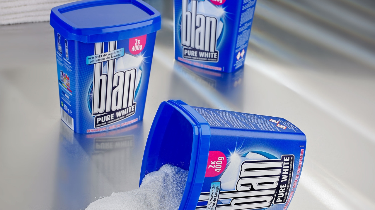 UniPak plastic containers hold the equivalent of two carton boxes