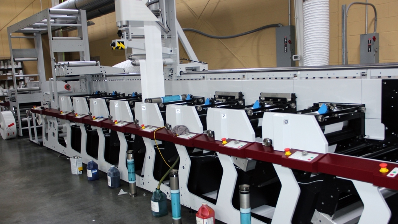 Mark Andy P7 was installed during the first quarter of 2015 and is running production across two shifts, five days a week Mark Andy P7 was installed during the first quarter of 2015 and is running production across two shifts, five days a week