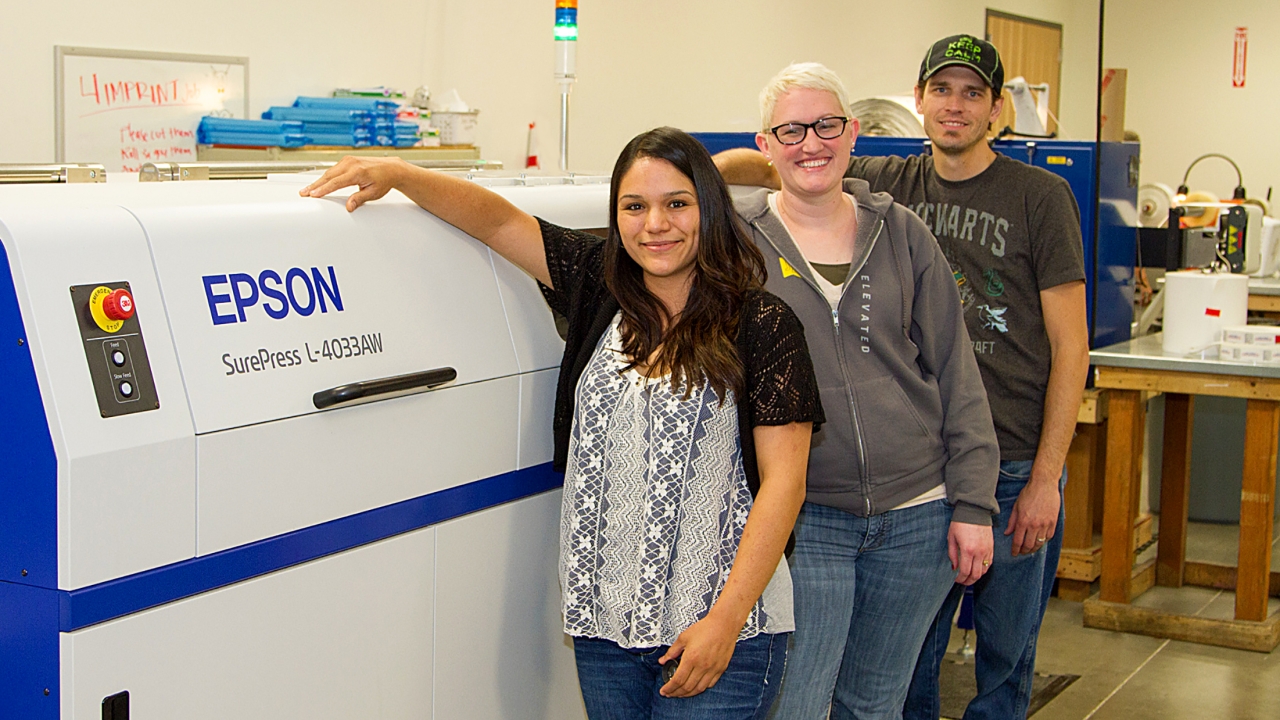 SnugZ USA has purchased and installed two Epson SurePress L-4033AW digital label presses SnugZ USA has purchased and installed two Epson SurePress L-4033AW digital label presses