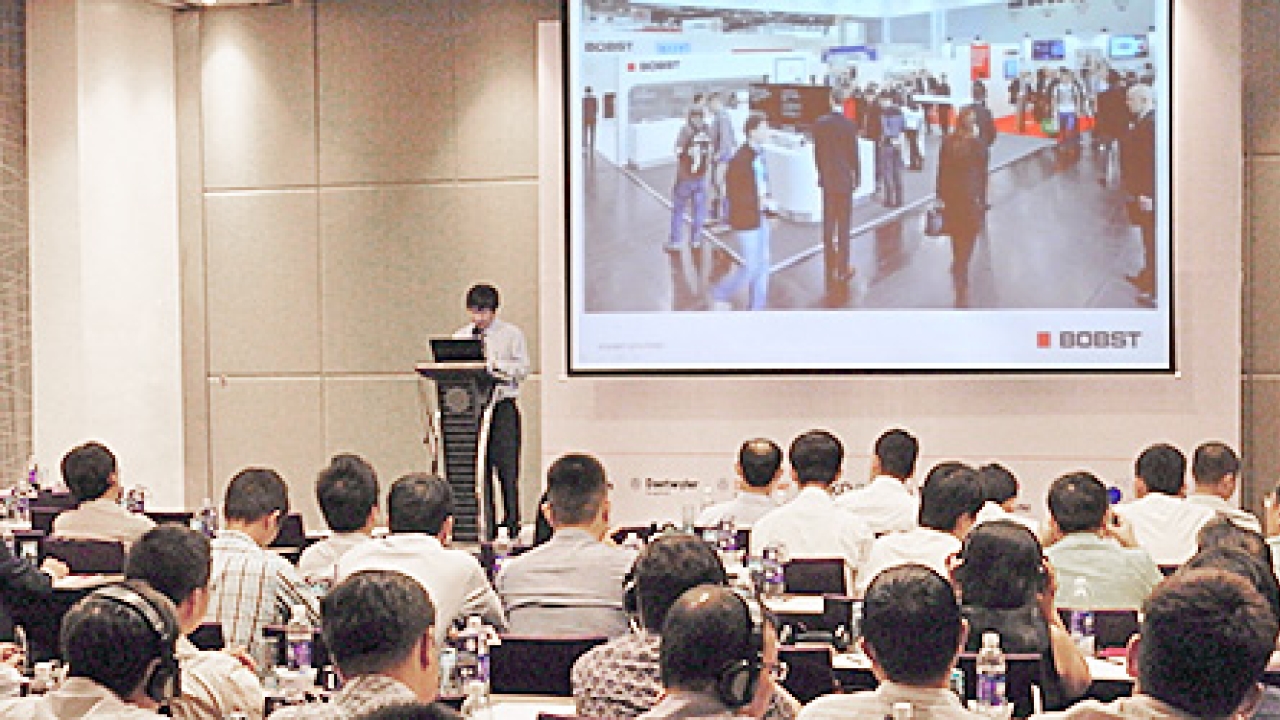 More than 130 attended the inaugural Bobst and partners roadshow in Vietnam More than 130 attended the inaugural Bobst and partners roadshow in Vietnam