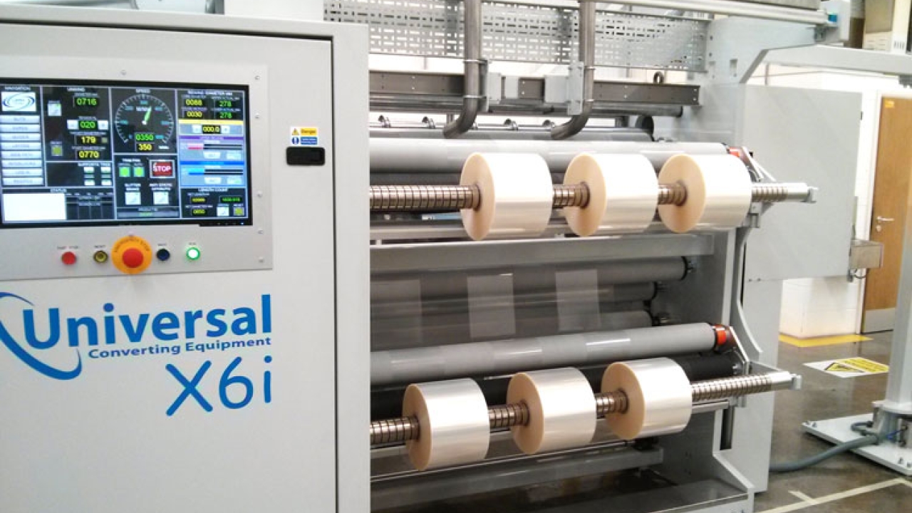 Watershed Packaging has installed an X6 slitter from Universal Converting Equipment to facilitate quick turnarounds of orders of slit rolls Watershed Packaging has installed an X6 slitter from Universal Converting Equipment to facilitate quick turnarounds of orders of slit rolls