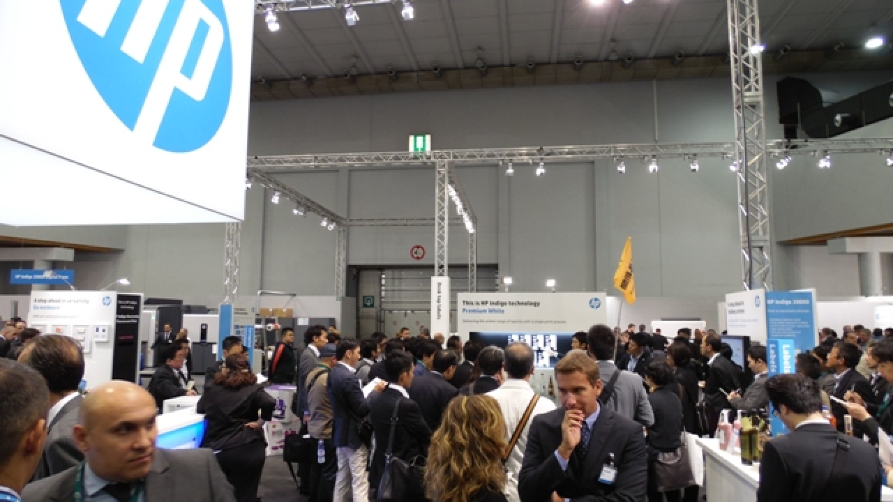 The HP stand was buzzing with negotiations, demonstrations and sealing of business deals at Labelexpo Europe 2015 The HP stand was buzzing with negotiations, demonstrations and sealing of business deals at Labelexpo Europe 2015