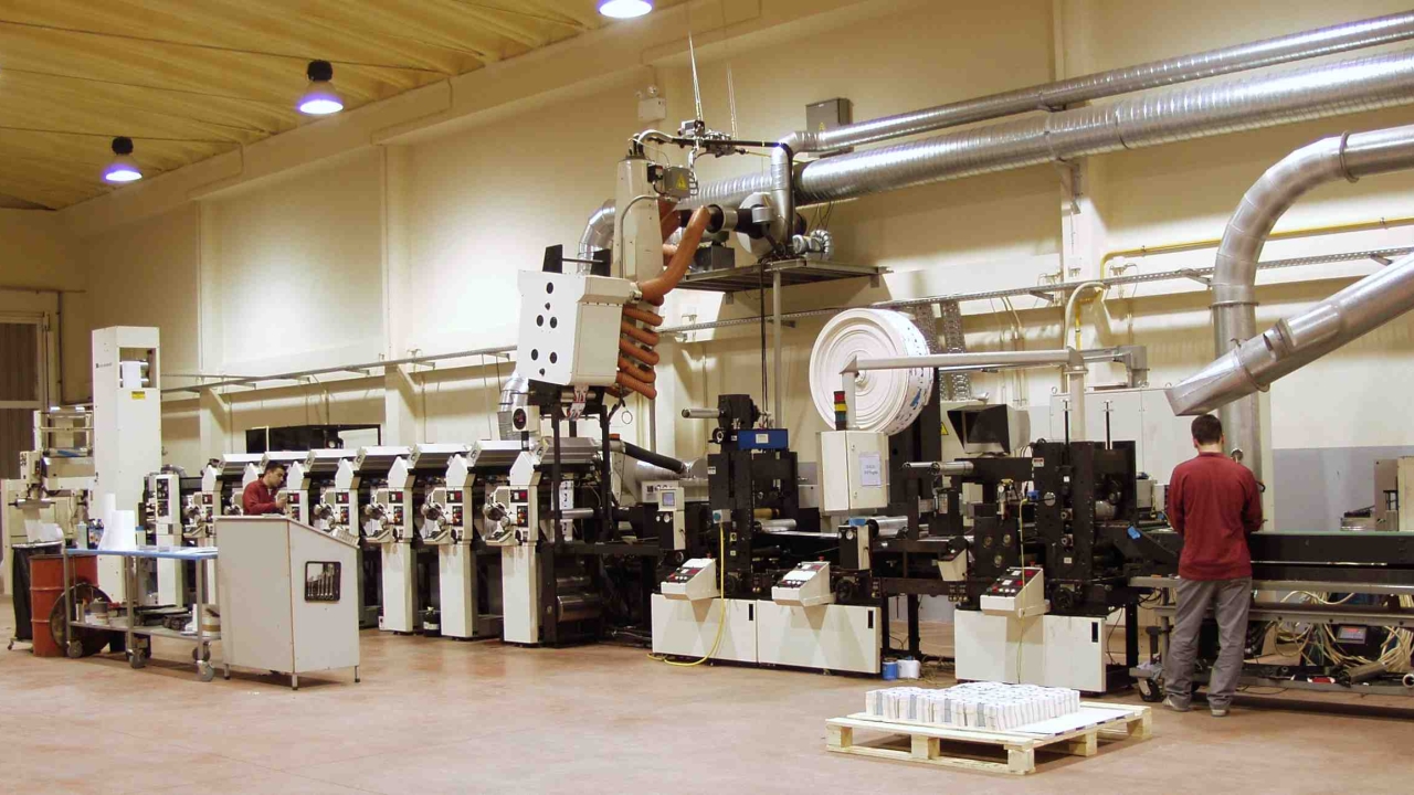 Narrow web for flexible carton board production Narrow web for flexible carton board production