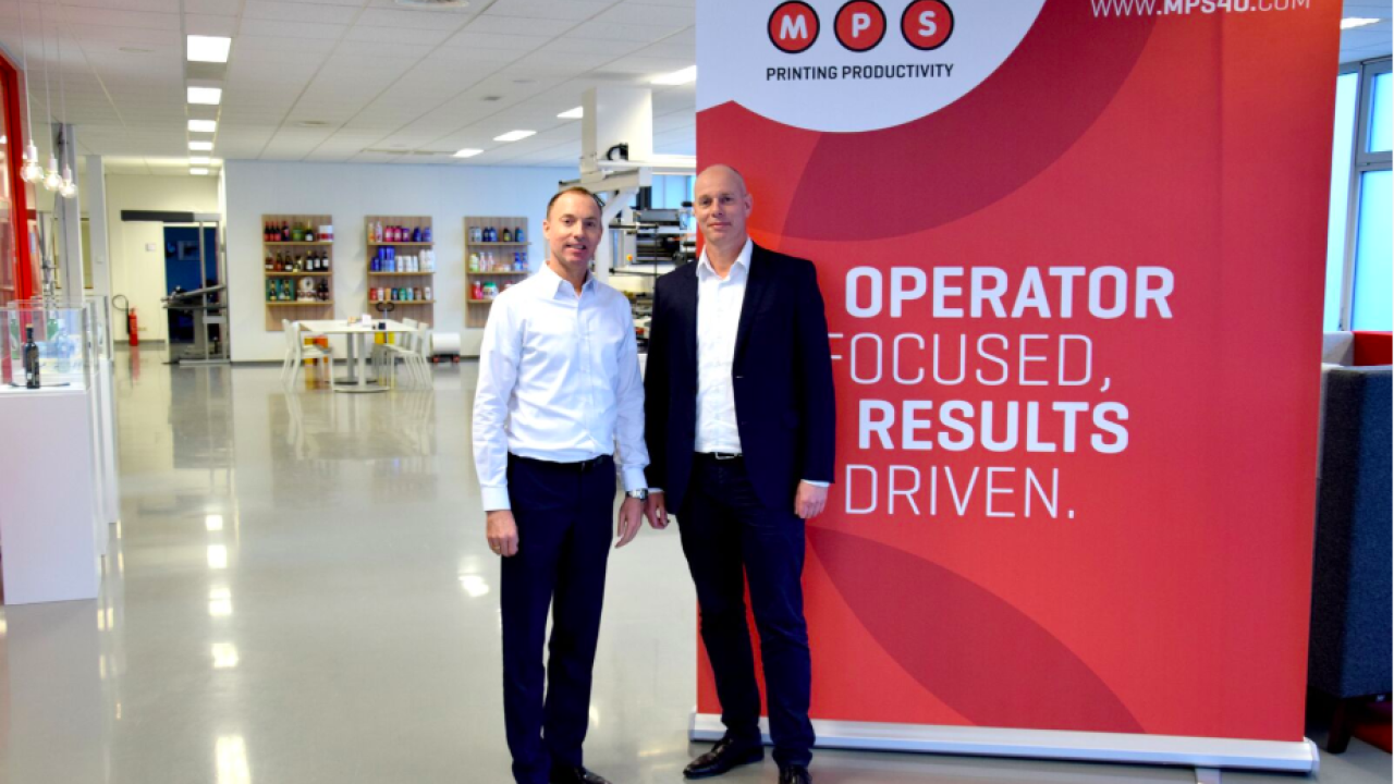 Tim Klappe, managing director Asia Pacific with Wim van den Bosch, MPS CEO
