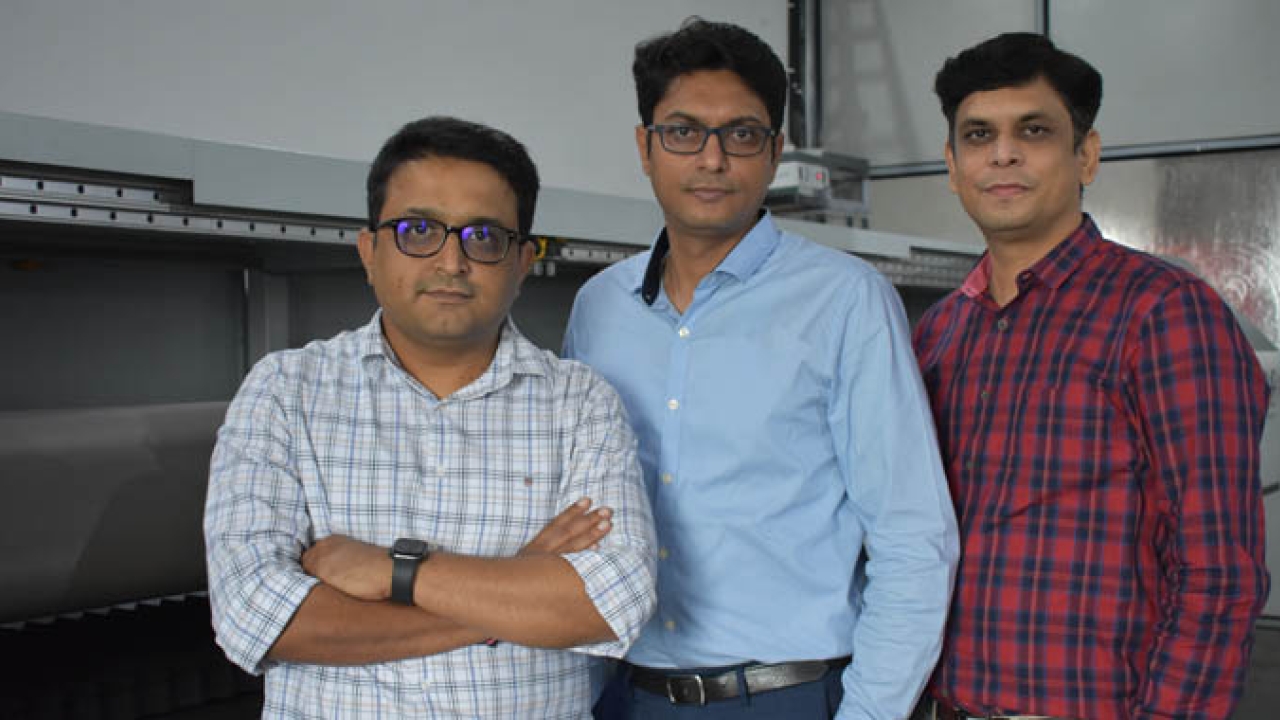(L-R) Parag Patel, Parag Koradia and Sandeep Sharma, directors of Acme Rolltech