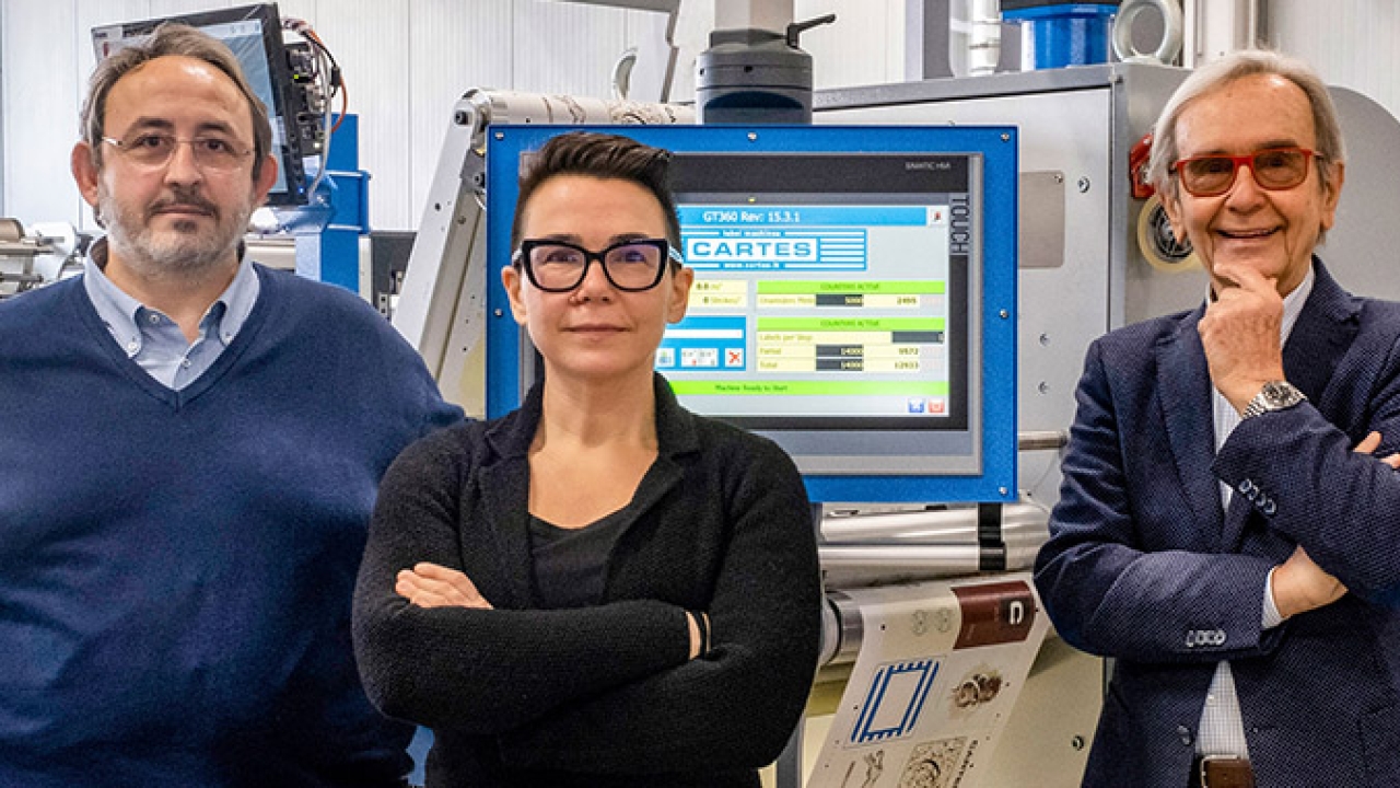  From left to right, Carlo Stefano Lodi, Enrica Lodi and Mario Lodi