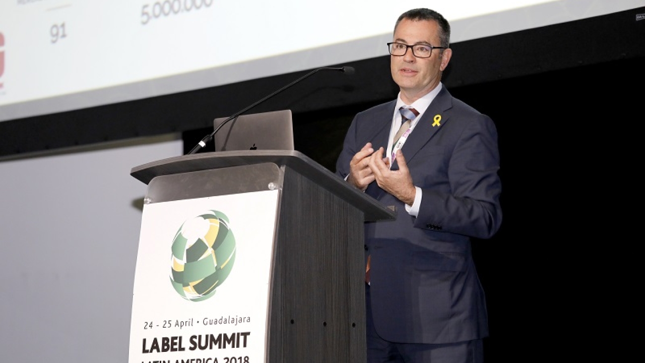 Julie Rodgers Vargas of Avery Dennison and Iban Cid (pictured) of Germark discussed smart technologies, the benefits of intelligent labels for brands and consumers, augmented reality and brand interaction