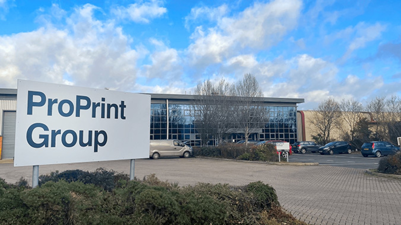 Following a string of cross-group purchases, UK-based ProPrint has invested over 1 million GBP to continue its linerless and digital success