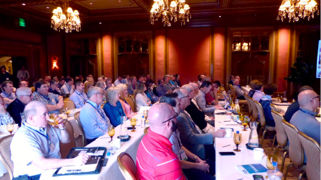 TLMI members participated in a converter panel. From left Lori Campbell, Greg Jackson, John Attayek, John Wynne, Charlie MacLean TLMI members participated in a converter panel. From left Lori Campbell, Greg Jackson, John Attayek, John Wynne, Charlie MacLean