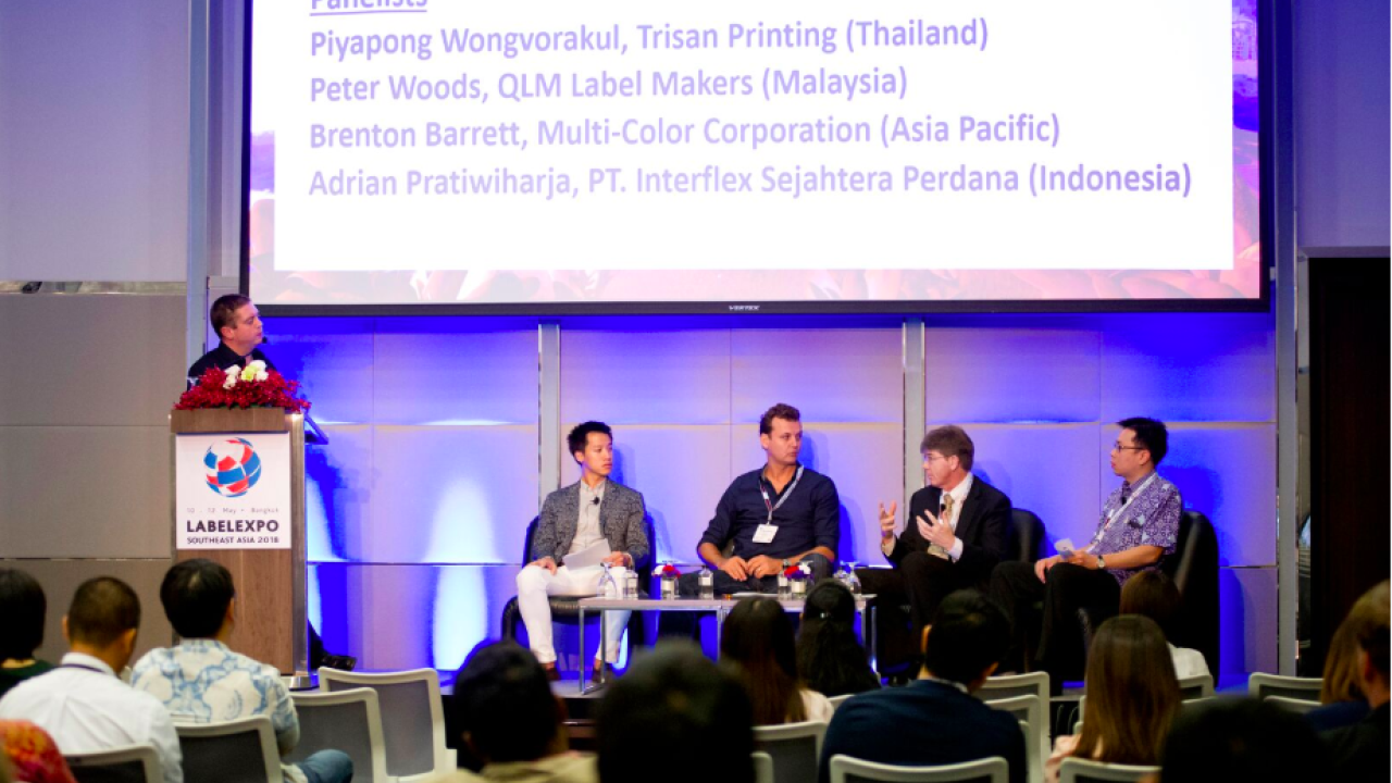 James Quirk, Labels & Labeling, Piyapong Wongvorakul, Trisan Printing, Thailand, Peter Woods, QLM Label Makers, Malaysia, Brenton Barrett, Multi-Color Corporation, Asia-Pacific, Adrian Pratiwiharja, PT Interflex Sejahtera Perdana, Indonesia James Quirk, Labels & Labeling, Piyapong Wongvorakul, Trisan Printing, Thailand, Peter Woods, QLM Label Makers, Malaysia, Brenton Barrett, Multi-Color Corporation, Asia-Pacific, Adrian Pratiwiharja, PT Interflex Sejahtera Perdana, Indonesia