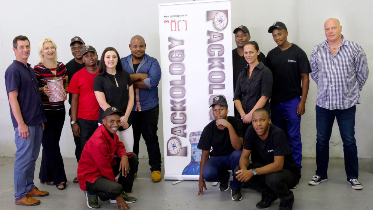 The team at South African shrink sleeve specialist Packology