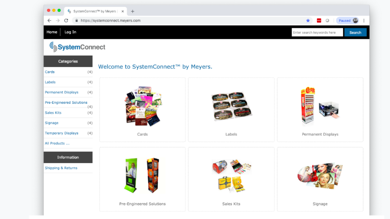SystemConnect allows Sodexo to print labels on demand