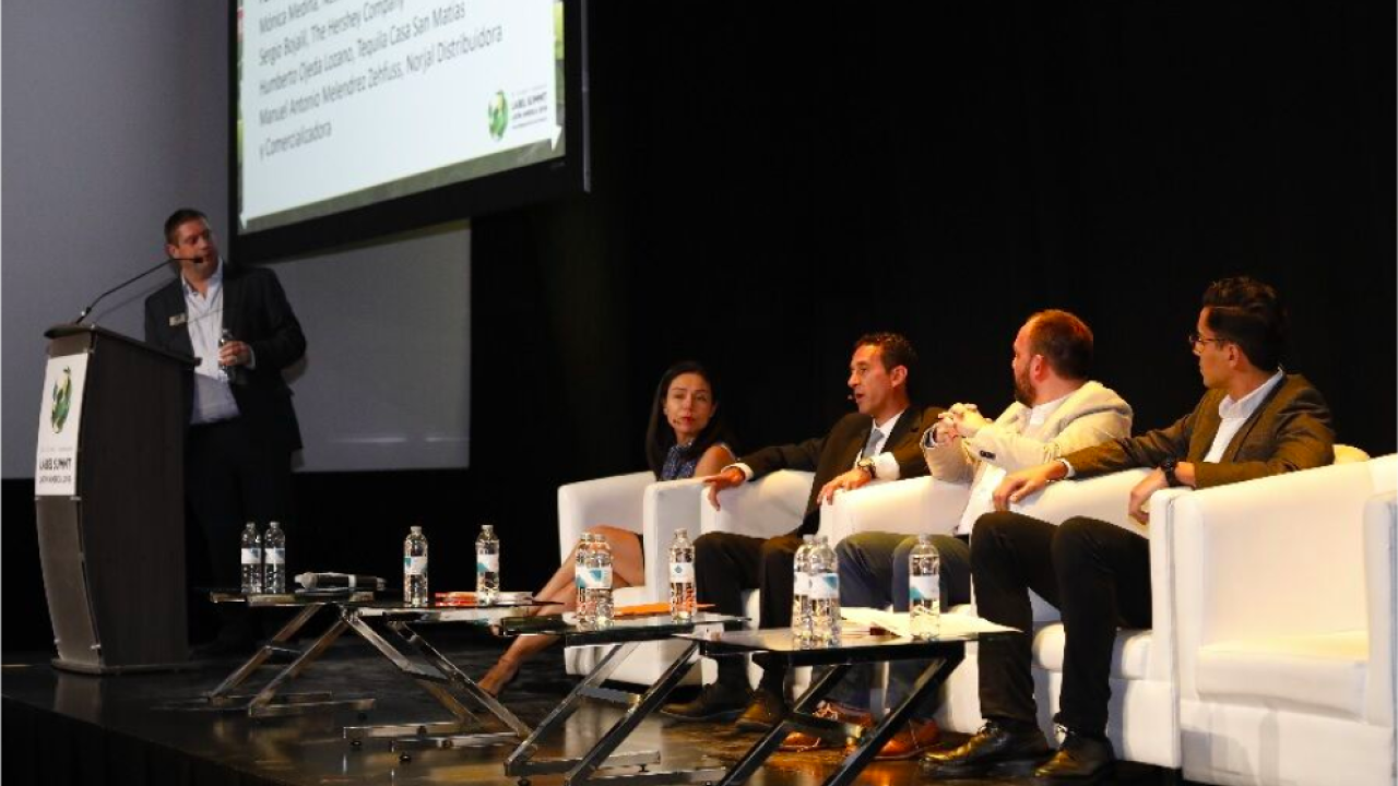 A panel session at Label Summit Latin America last year in Guadalajara, Mexico 