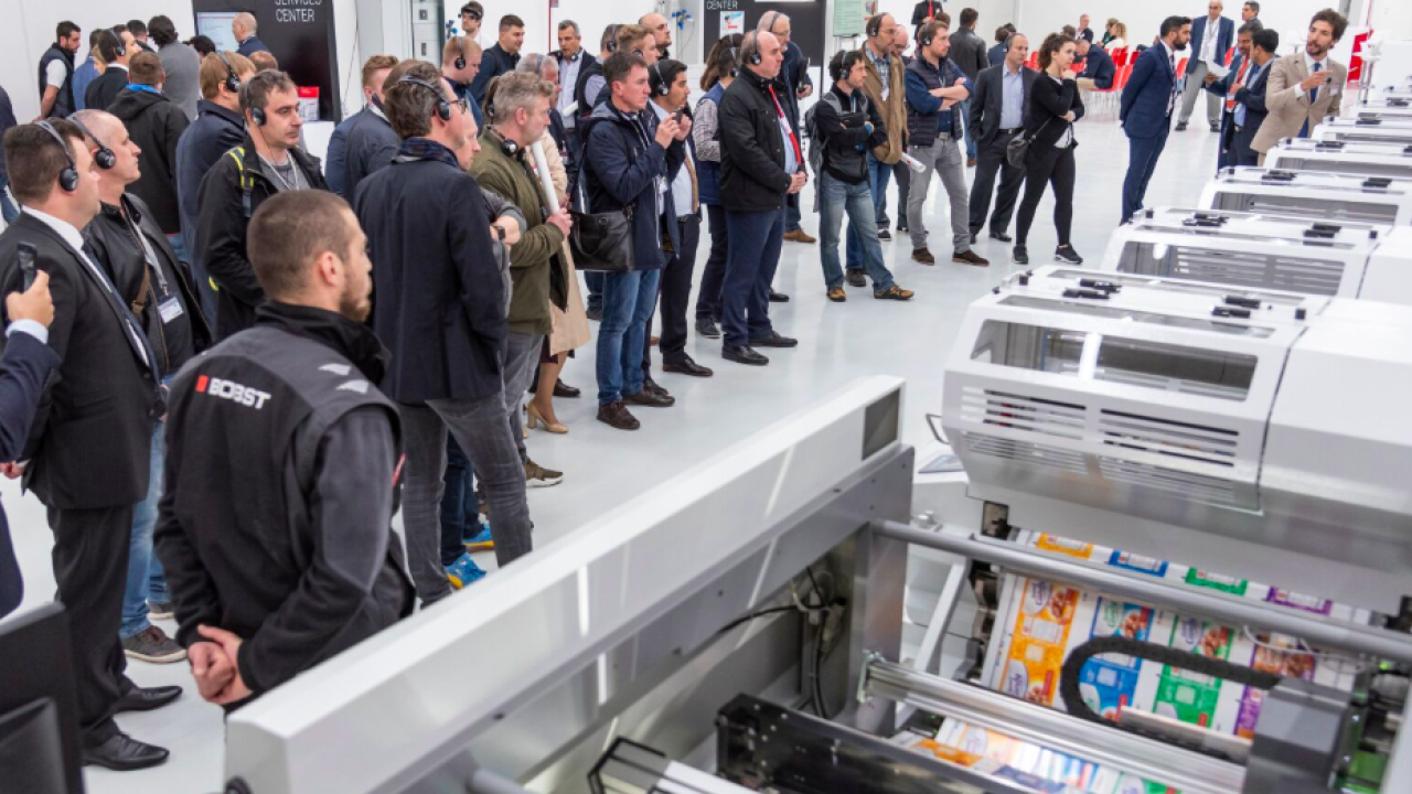 The innovations were unveiled at Bobst’s facility in Florence