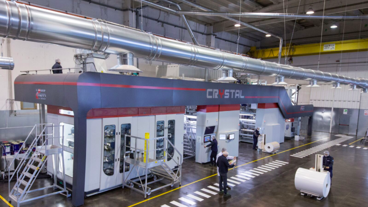 Uteco Crystal press at the Nocera plant 