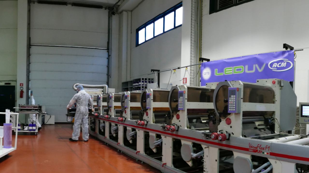 ACM Plastics has moved to 100 percent UV LED curing for its narrow and mid-web flexible packaging operation. 