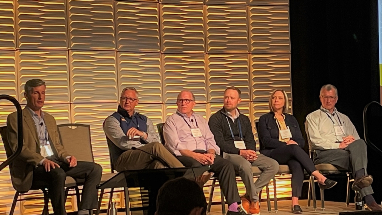 From left to right: Philip Coates, Bruce Hanson, John Borrelli, Andrew Boyd, Catharine Heckman, Jim Sheibley