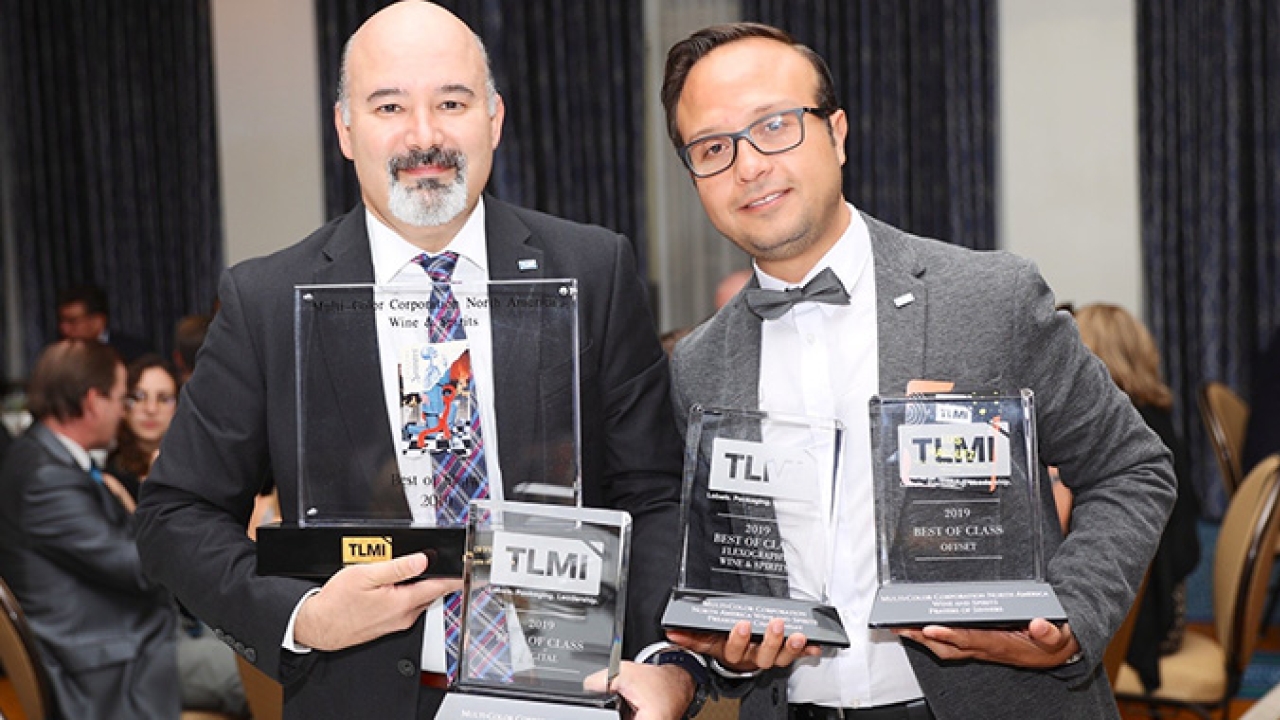 Gabriel Ramirez and Luis Ricardo Marquez Gete from Multi Color Corporation Mexico at the TLMI Annual Meeting