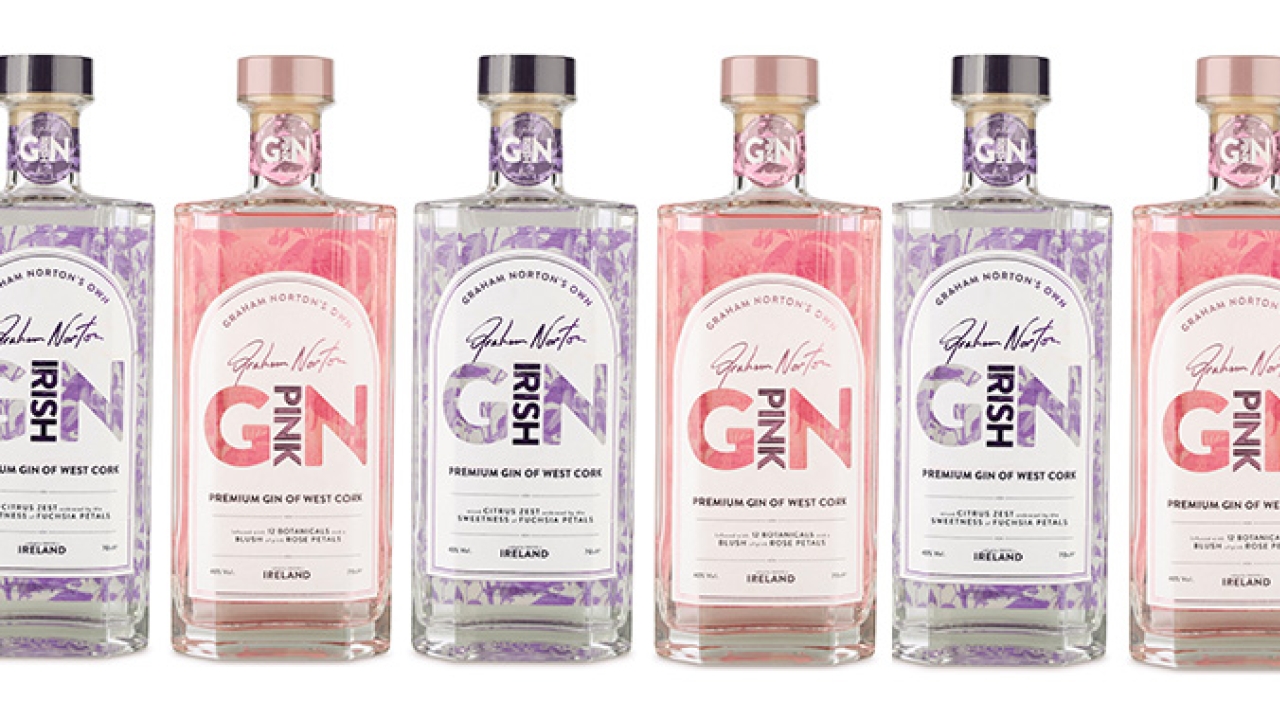 The award-winning labels for Graham Norton Irish Gin were produced by Watershed