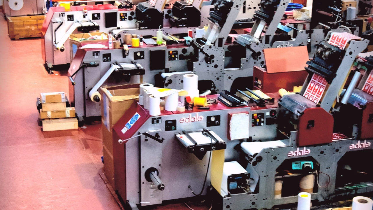 The Craig & Parsons factory with its five Edale machines The Craig & Parsons factory with its five Edale machines