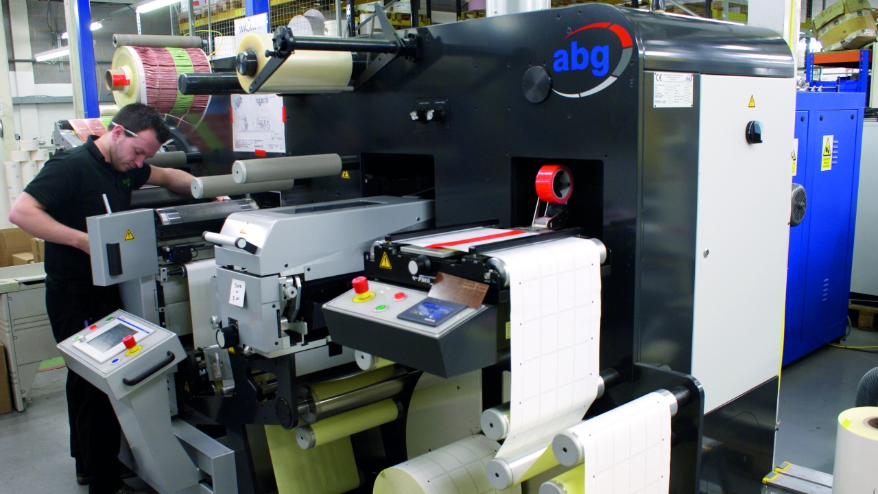 Soabar managing director Phil Achurch with the Konica Minolta biz hub Press C71cf