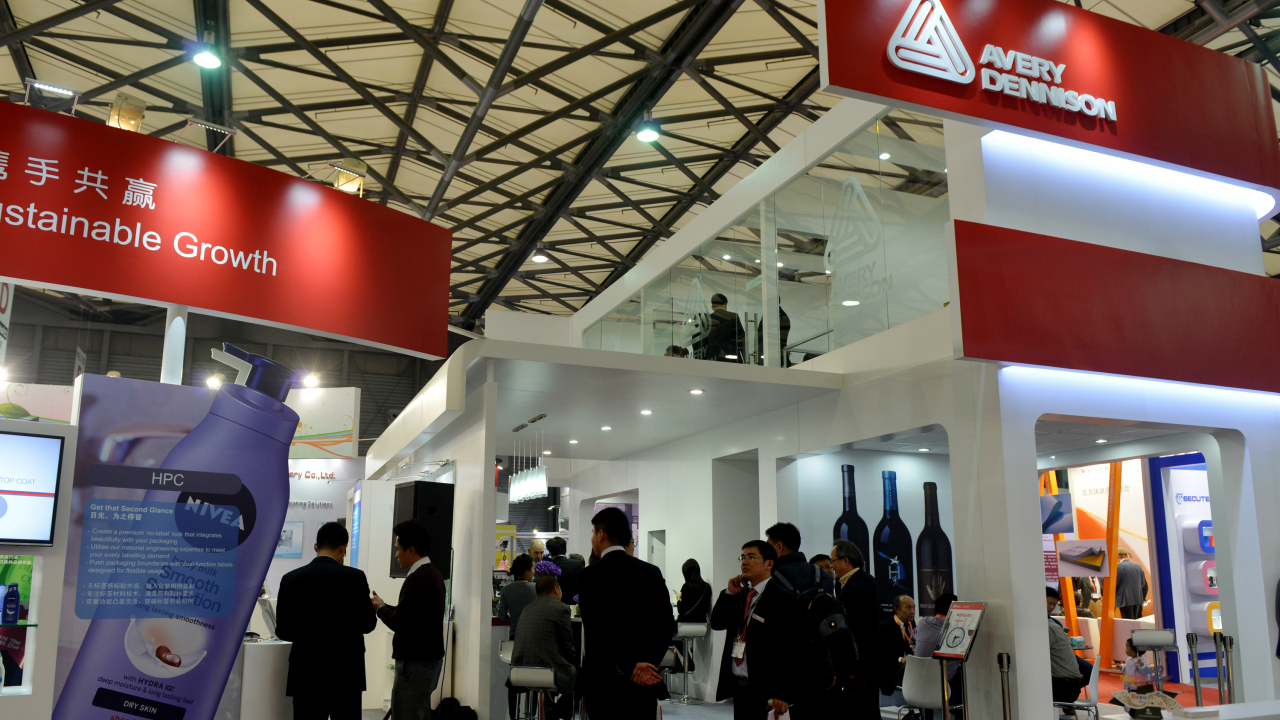 Exhibiting suppliers included Avery Dennison