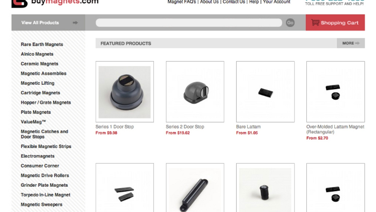 Bunting launches website for magnets Bunting launches website for magnets